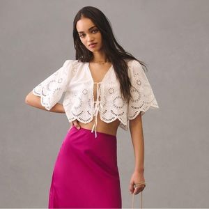 Anthropologie Tie Top